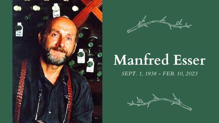 Manfred Esser ~ 1938 – 2023