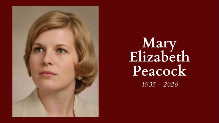 Mary Elizabeth Peacock | 1935 – 2026